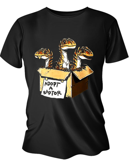 Camisa Manga Corta Para Niños - Adopta Un Raptor