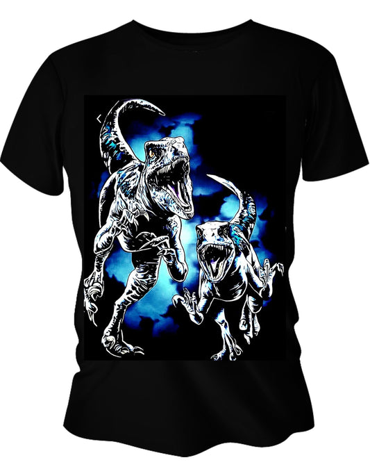 Camisa Manga Corta - Blue and Baby Blue