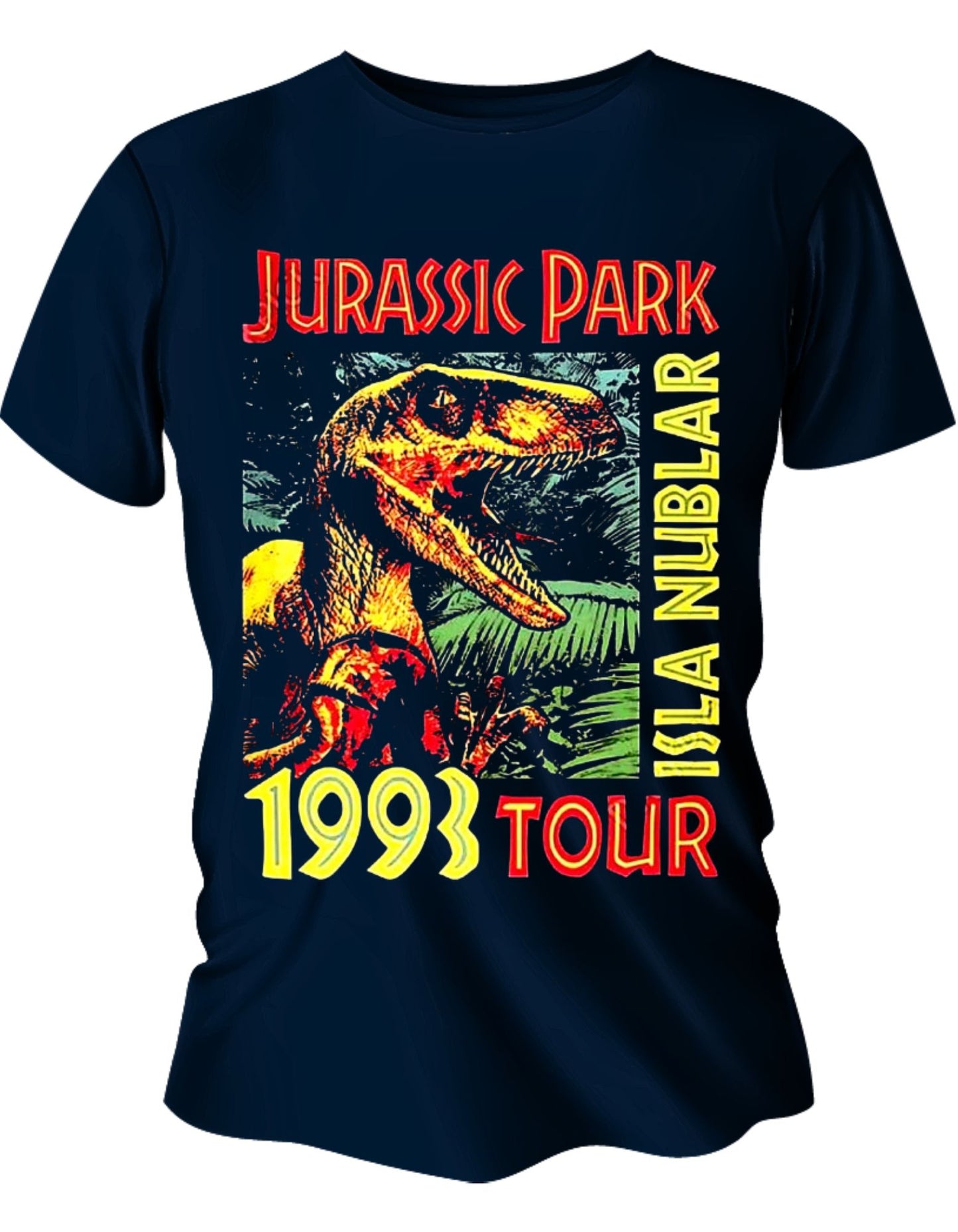 Camisa Manga Corta - Jurassic Park 1993 Tour