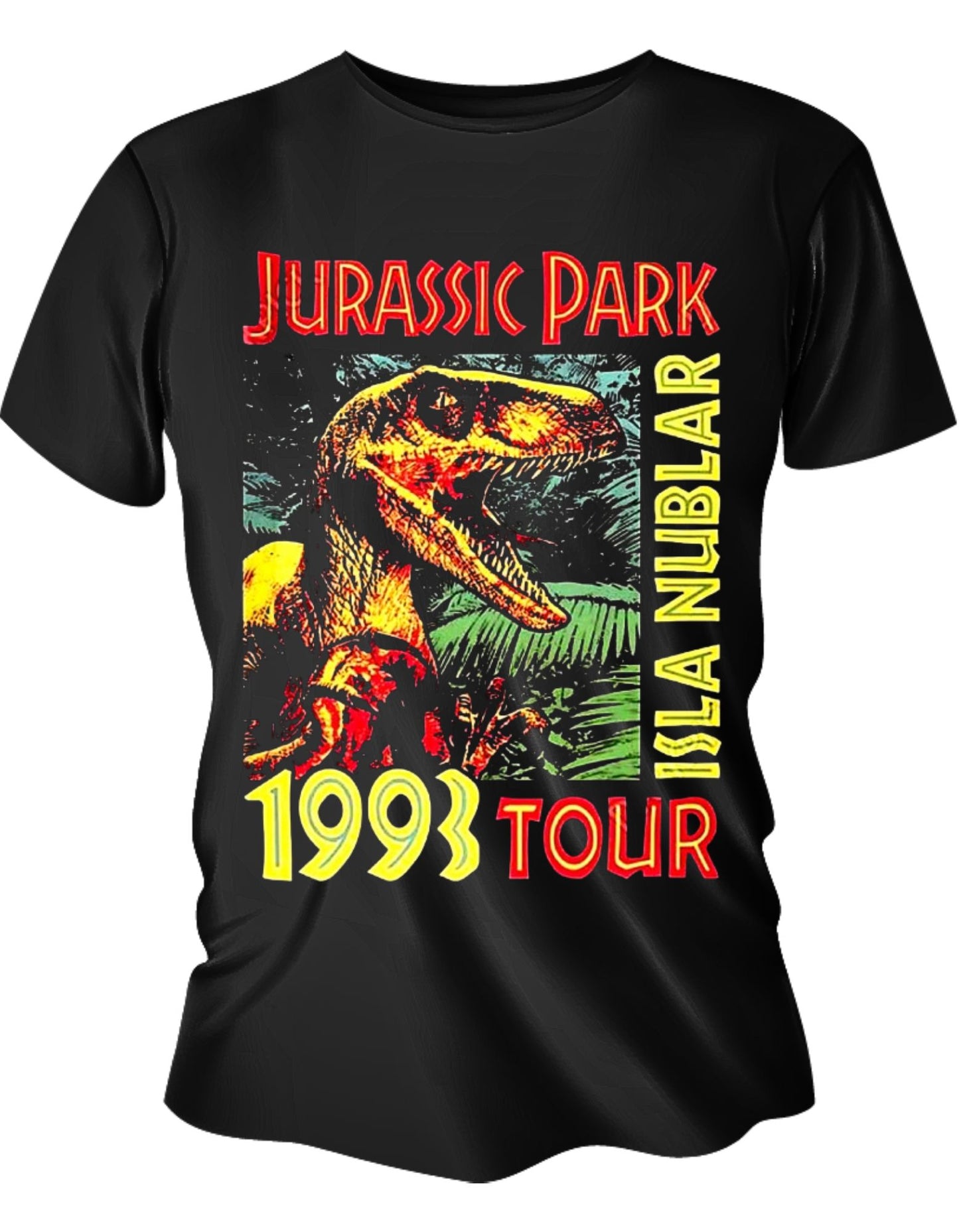 Camisa Manga Corta - Jurassic Park 1993 Tour