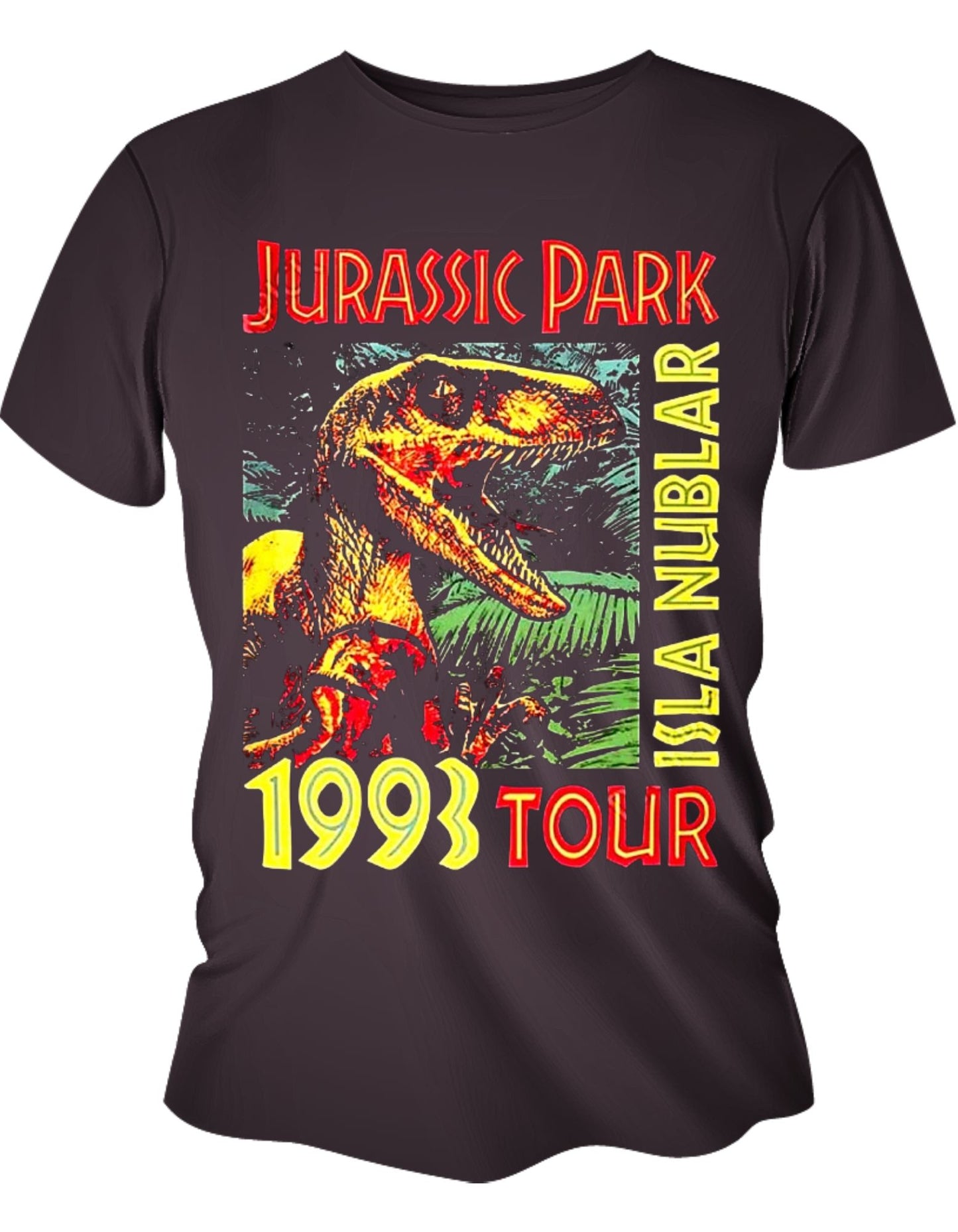 Camisa Manga Corta - Jurassic Park 1993 Tour