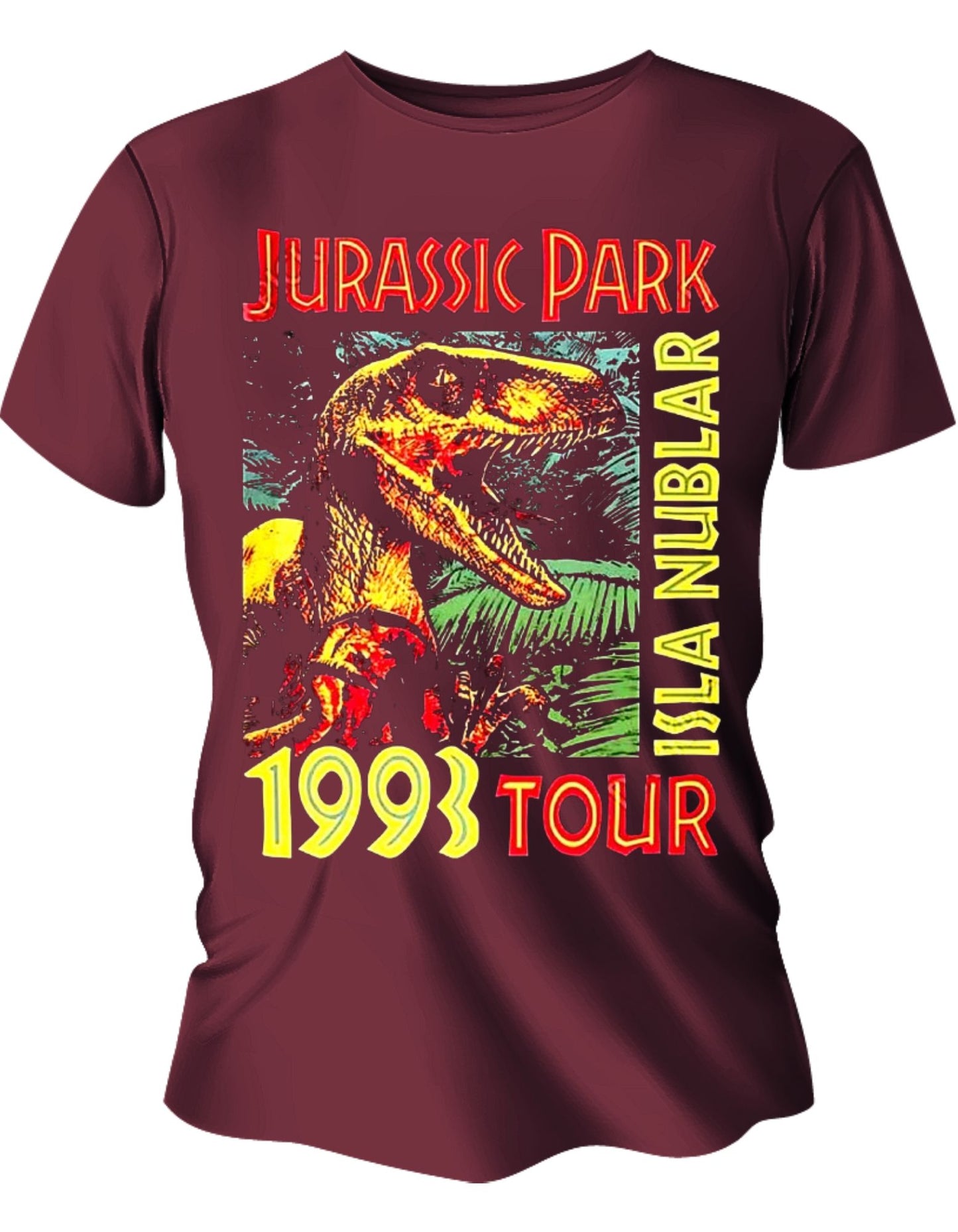 Camisa Manga Corta - Jurassic Park 1993 Tour