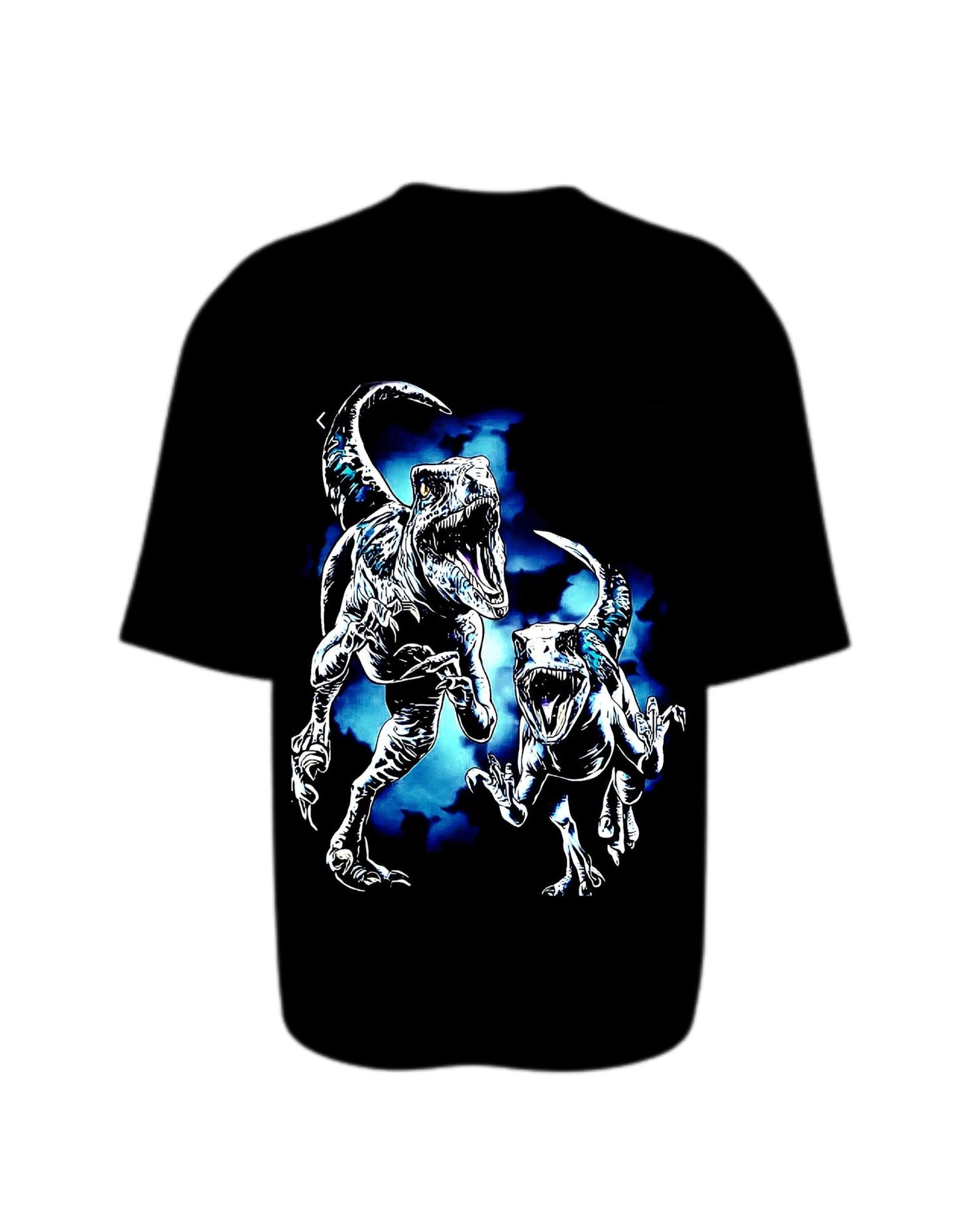 Camisa Manga Corta Oversize - Blue And Baby Blue