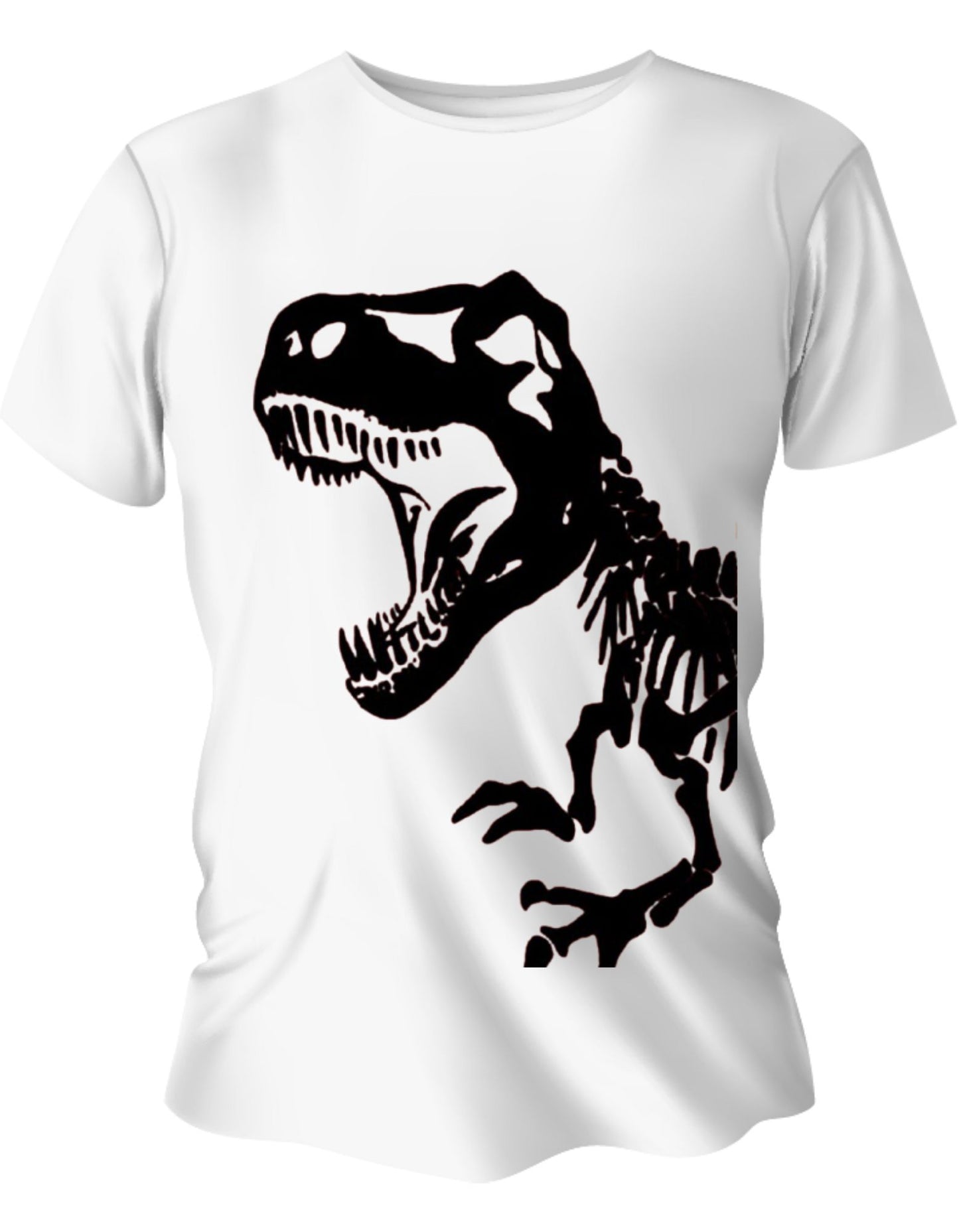 Camisa Manga Corta Para Niños - T Rex