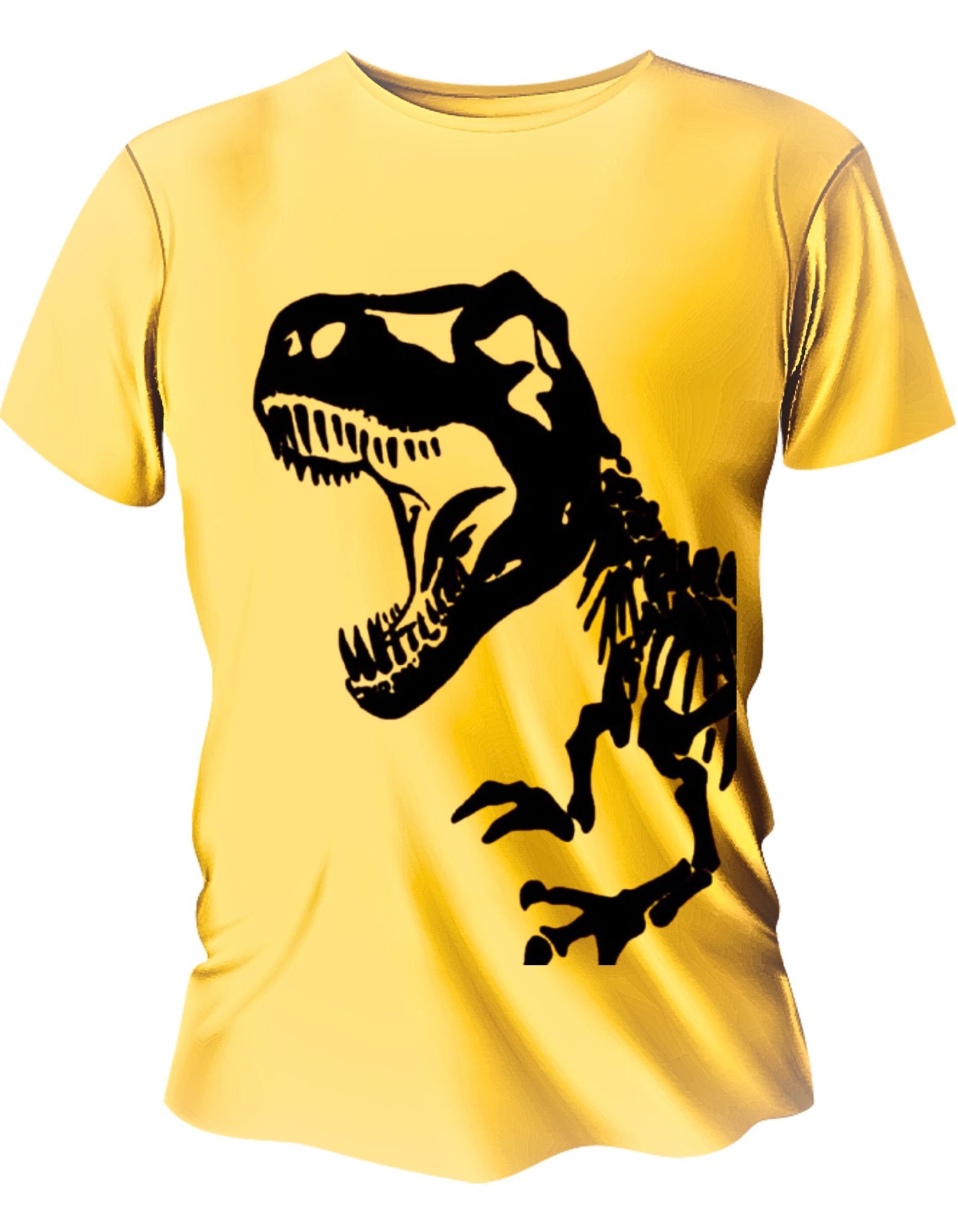 Camisa Manga Corta Para Niños - T Rex